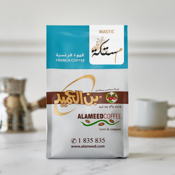 قهوة فرنسية بالمستكة